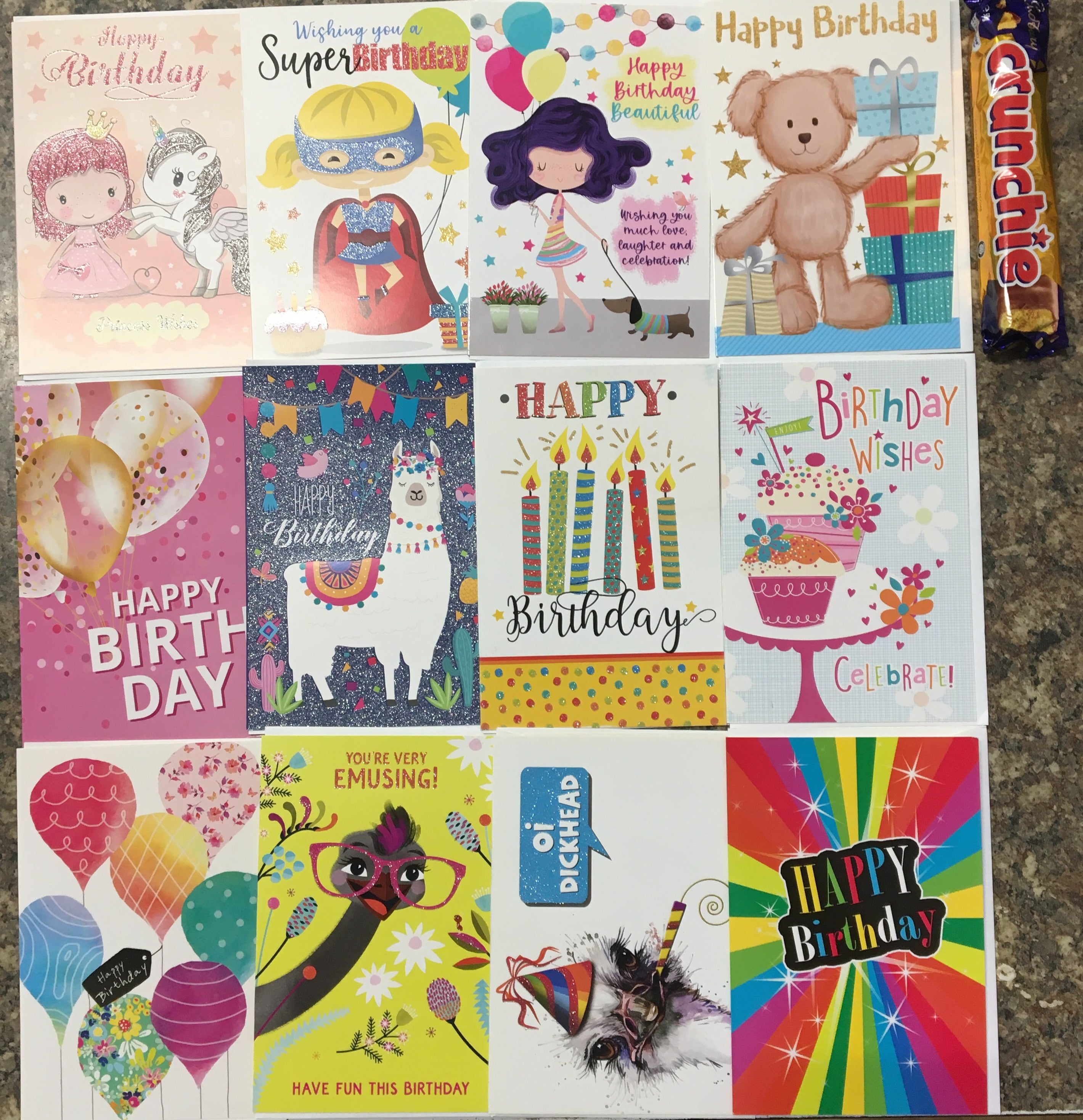 Greating Card with Envelop(12 cards)