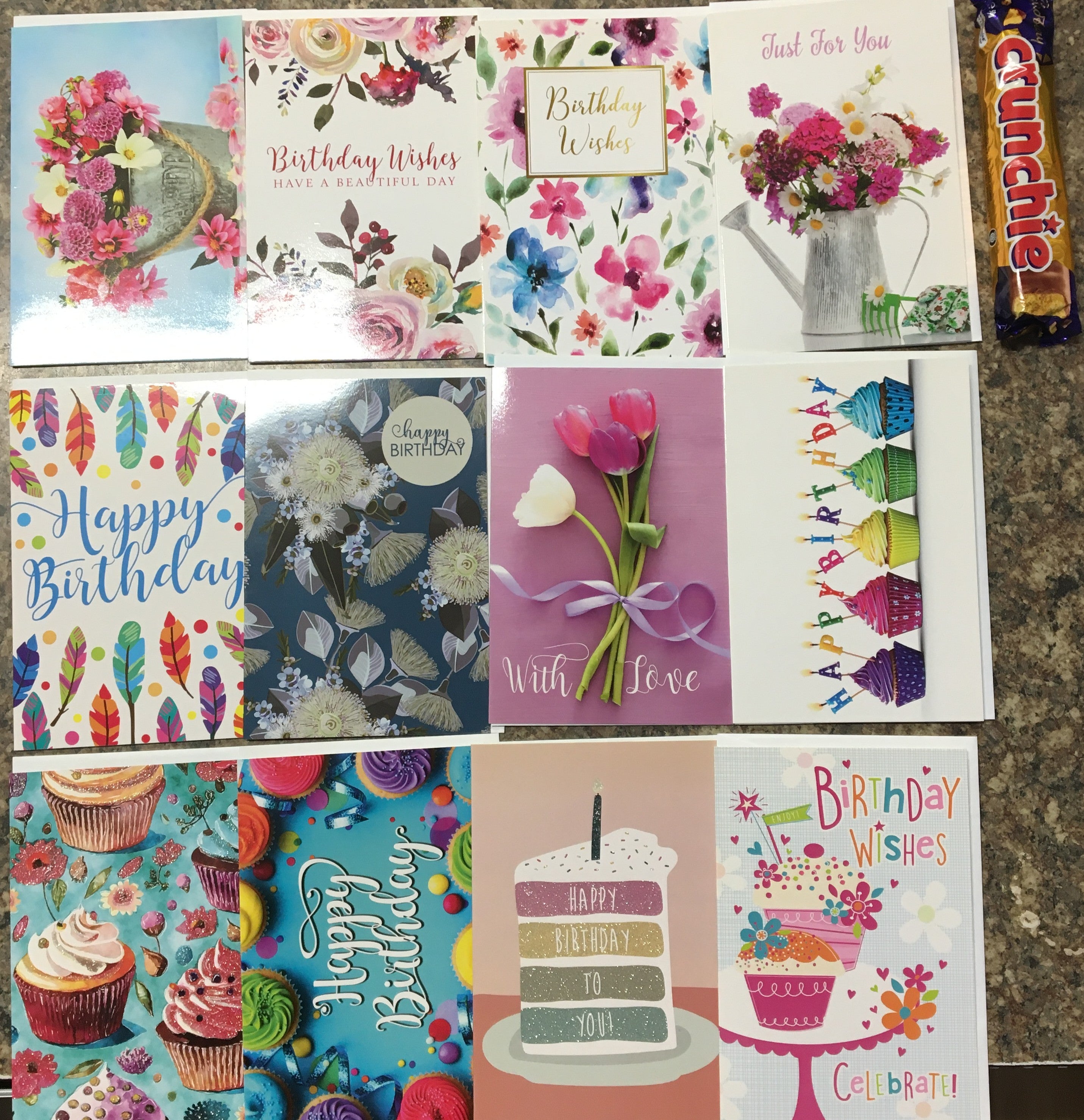 Greating Card with Envelop(12 cards)