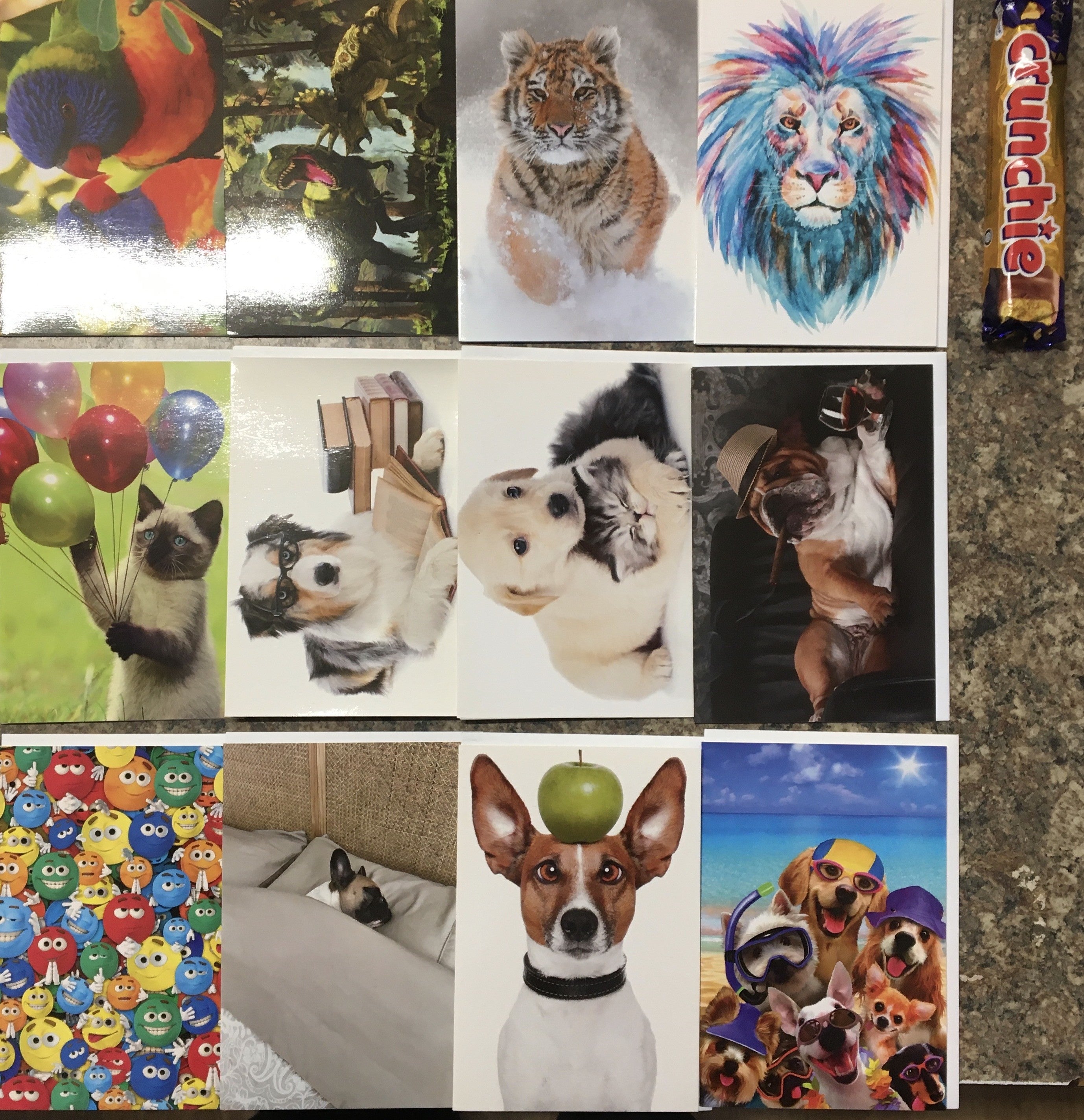 Greating Card with Envelop(12 cards)