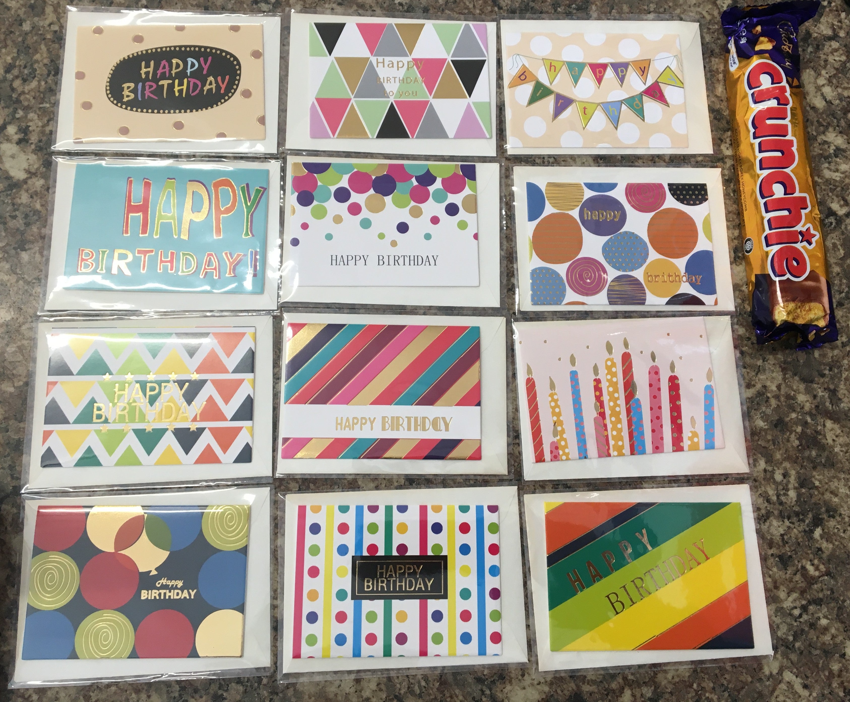 Greating Card with Envelop(12 cards)