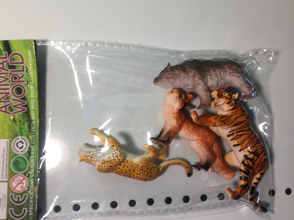 Gift (Animals & Dino Small Figure Toys 4 Pack)