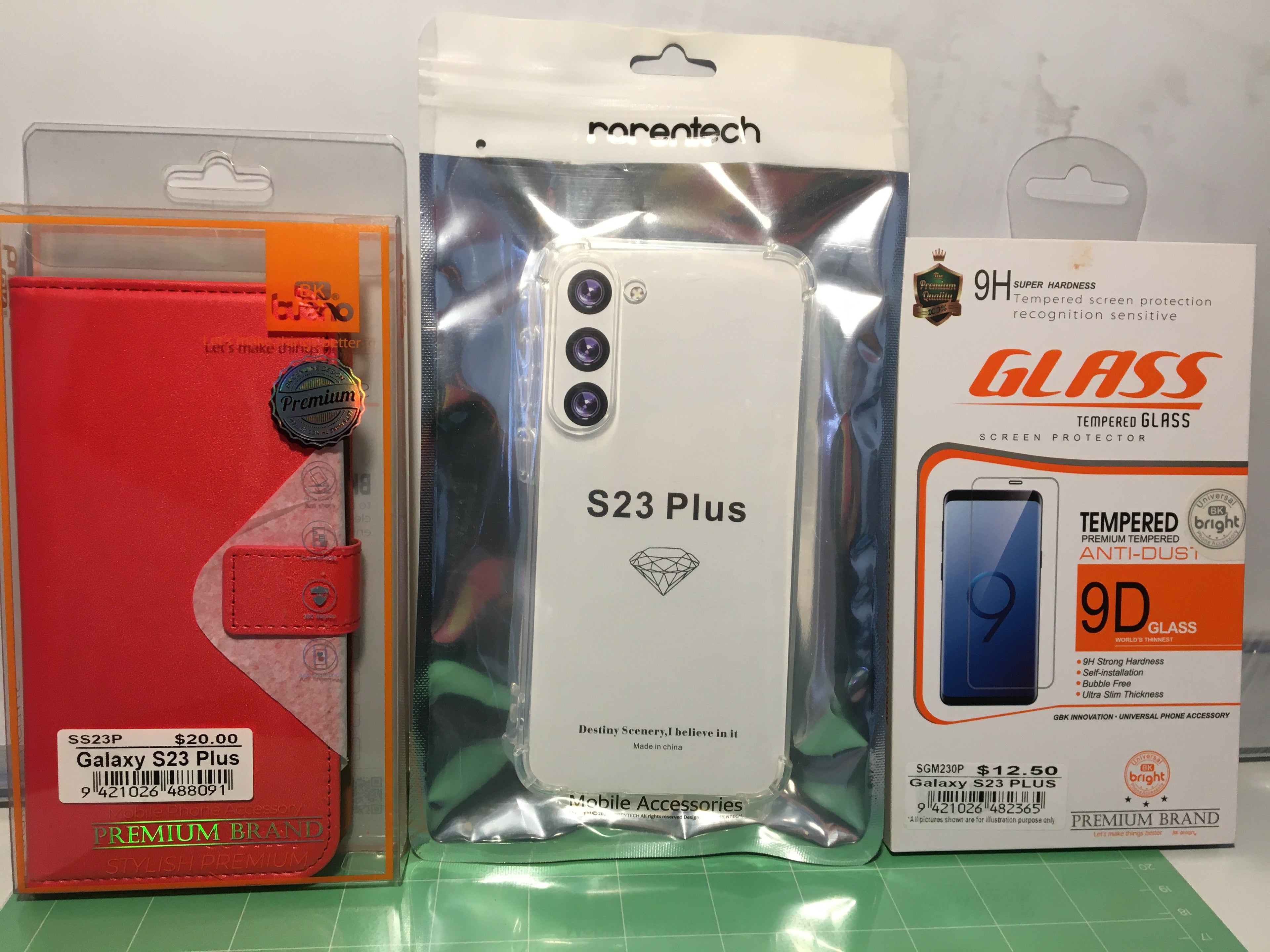 Samsung Galaxy S23 Plus Protective Case and Tempered Glass Screen Protector Set-DC30%