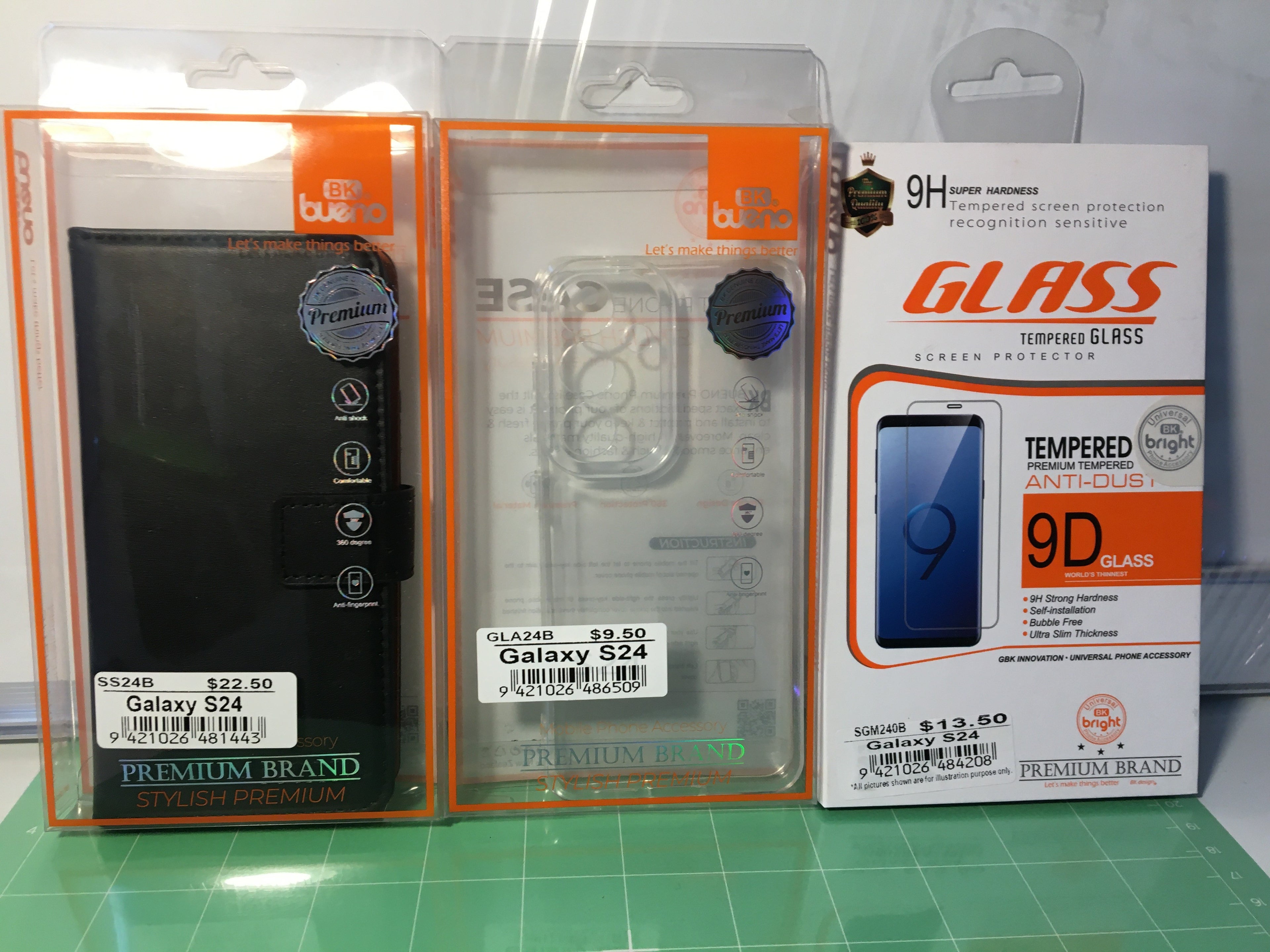 Samsung Galaxy S24 Protective Case and Tempered Glass Screen Protector Set-DC20%