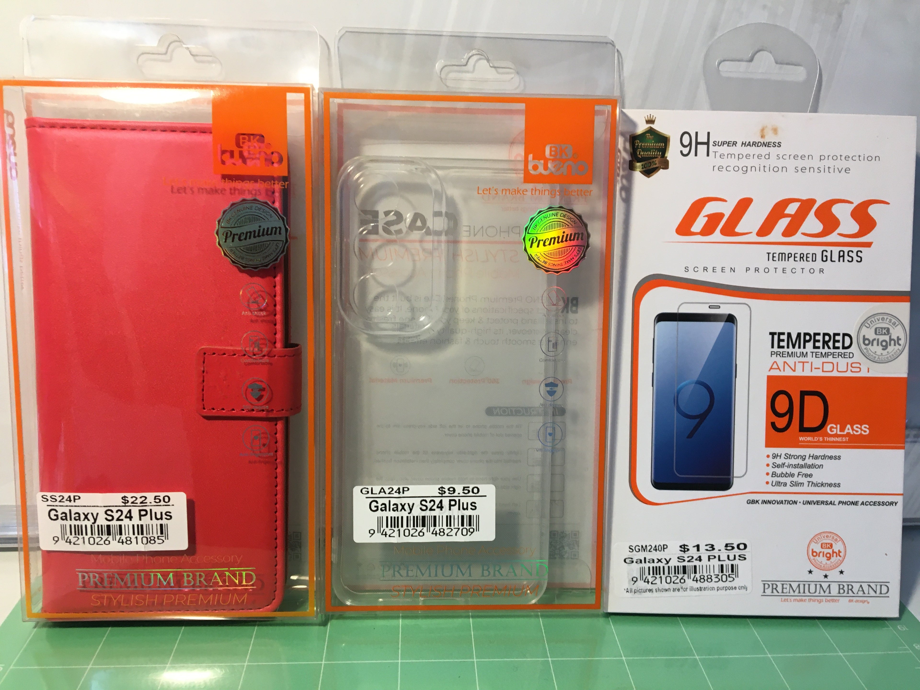 Samsung Galaxy S24 Plus Protective Case and Tempered Glass Screen Protector Set-DC20%