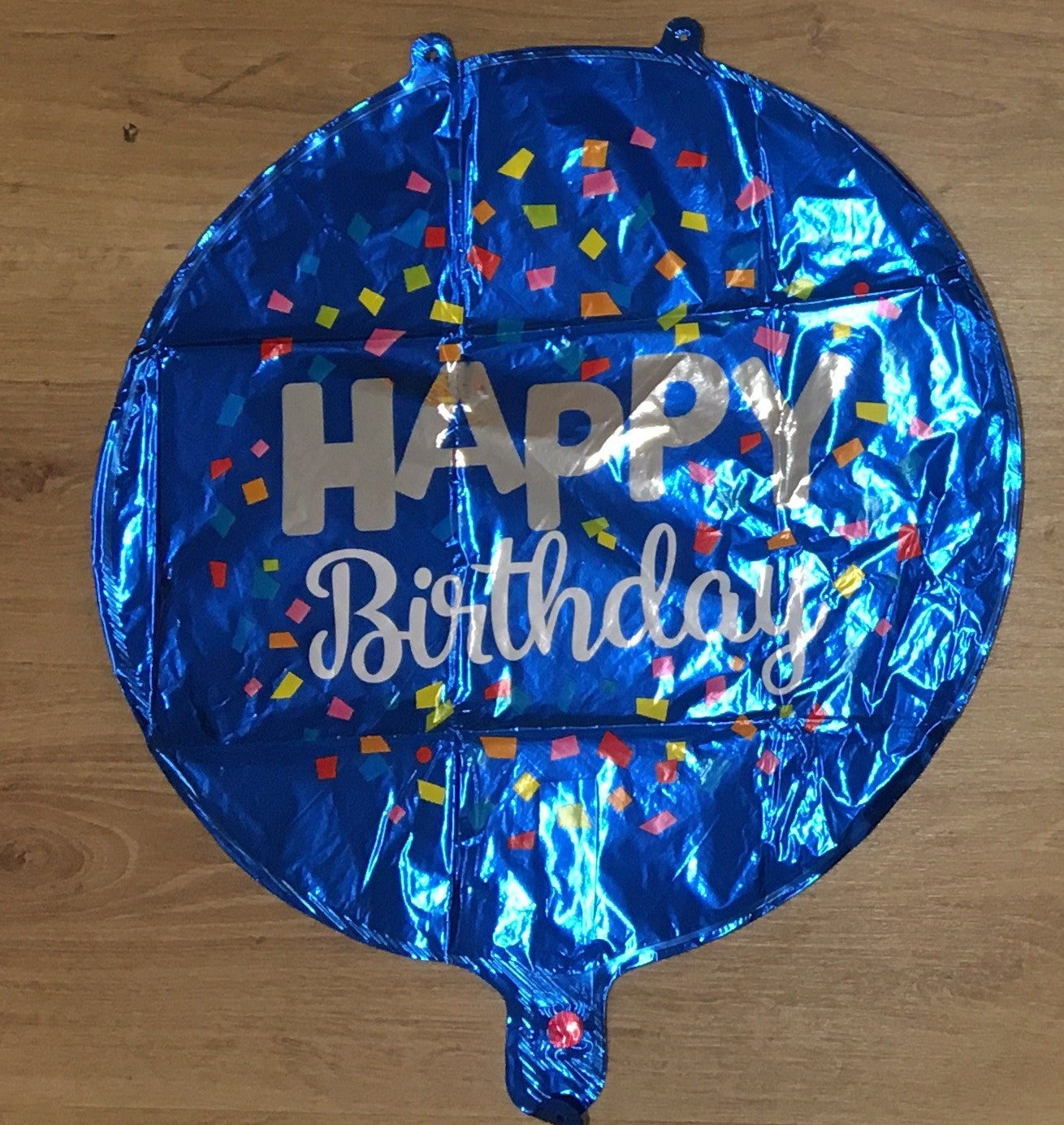 Balloons Happy Birthday, Anniversary Foil Round