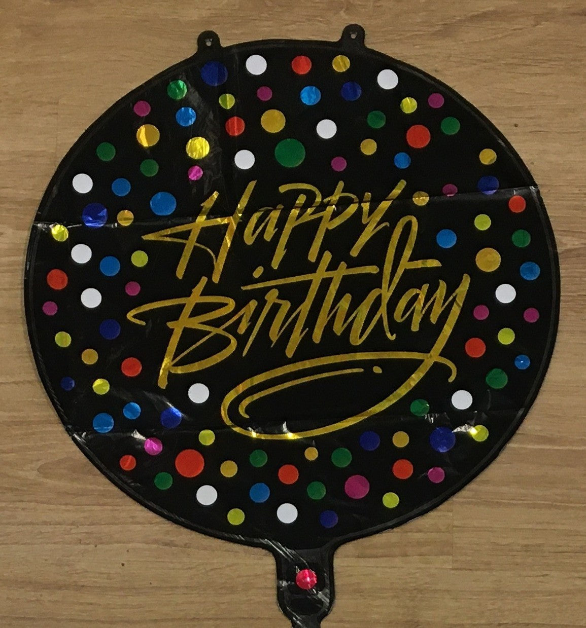 Balloons Happy Birthday, Anniversary Foil Round