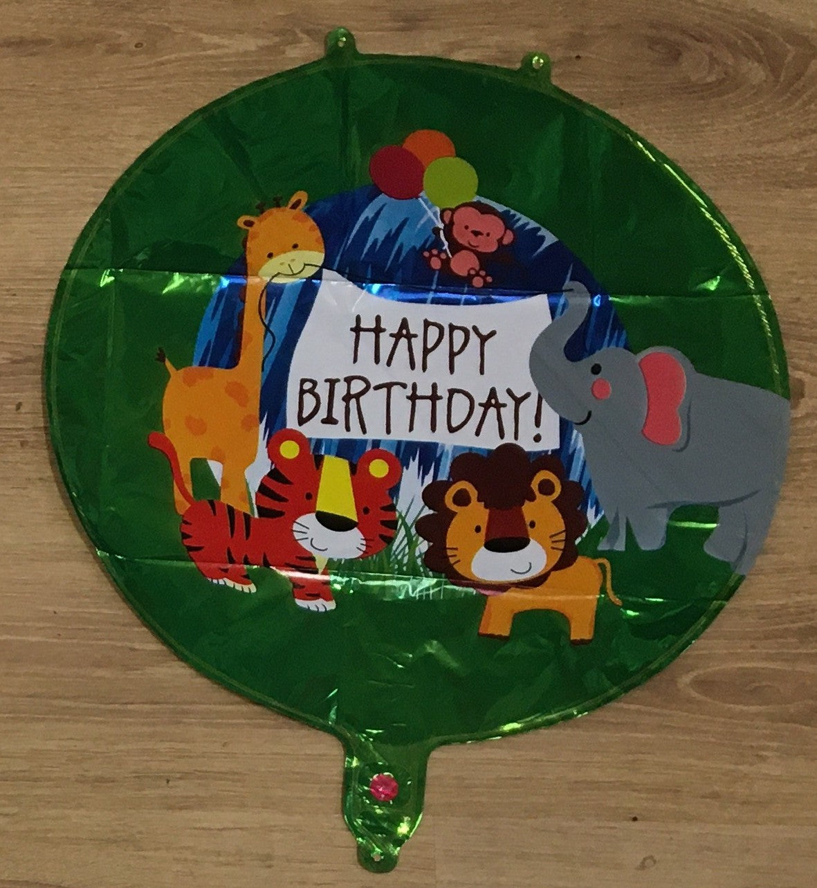Balloons Happy Birthday, Anniversary Foil Round