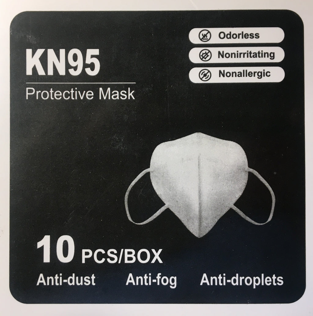 Mask - KN95 Black Face Mask - 10 Pack
