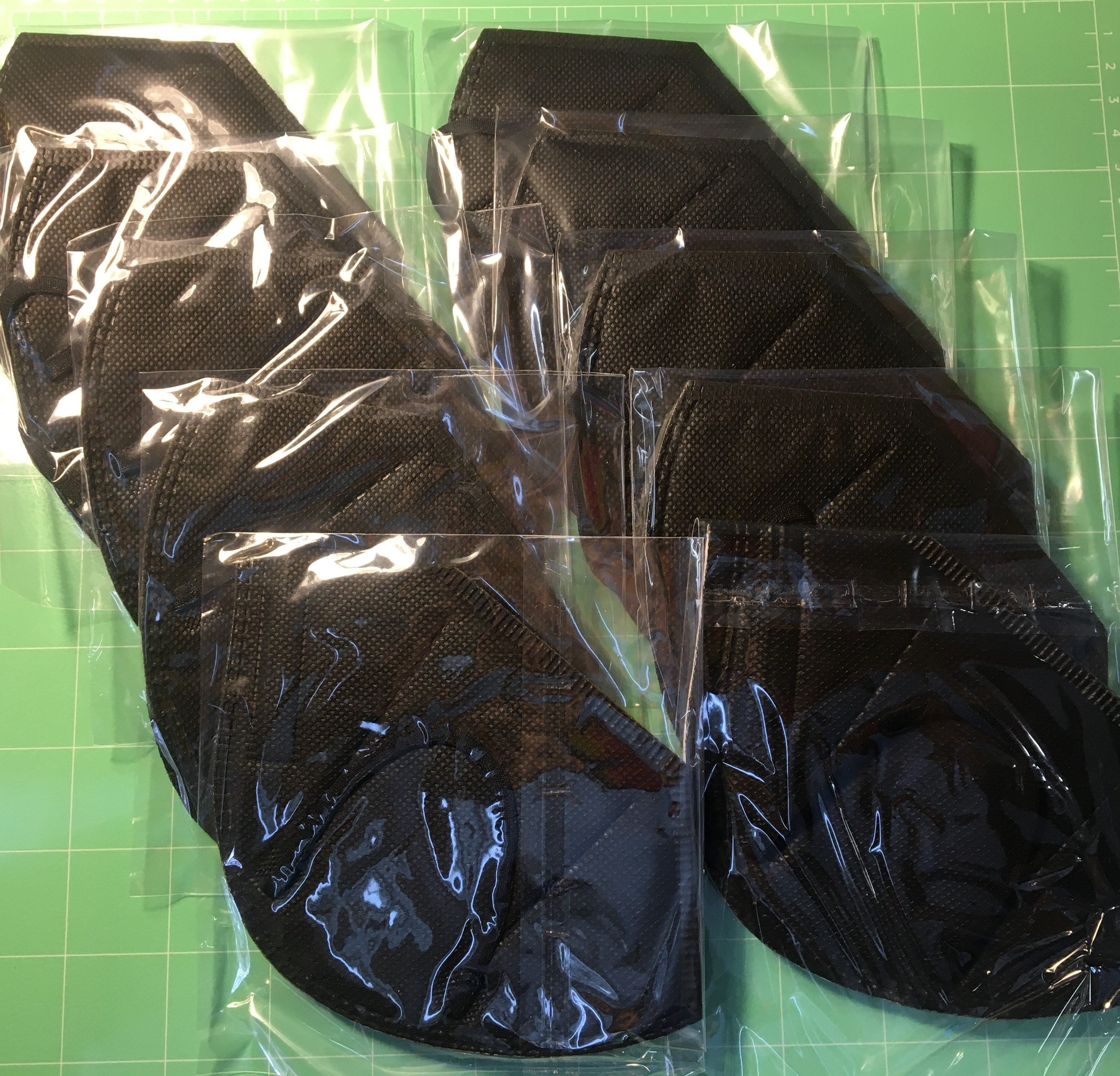 Mask - KN95 Black Face Mask - 10 Pack