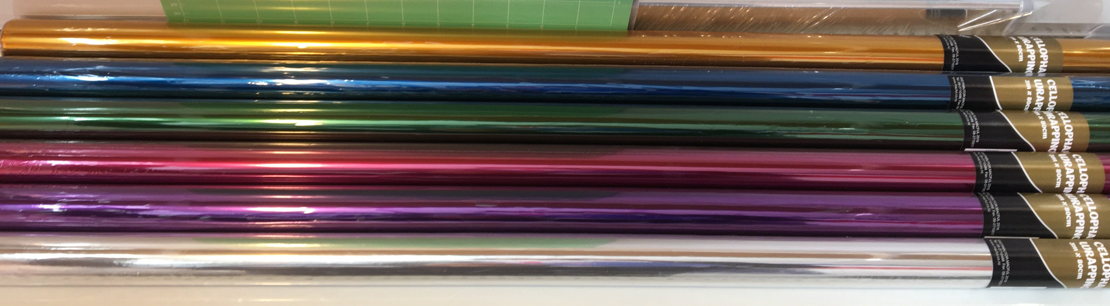 Wrapping Paper 6 Rolls(Cellophane)