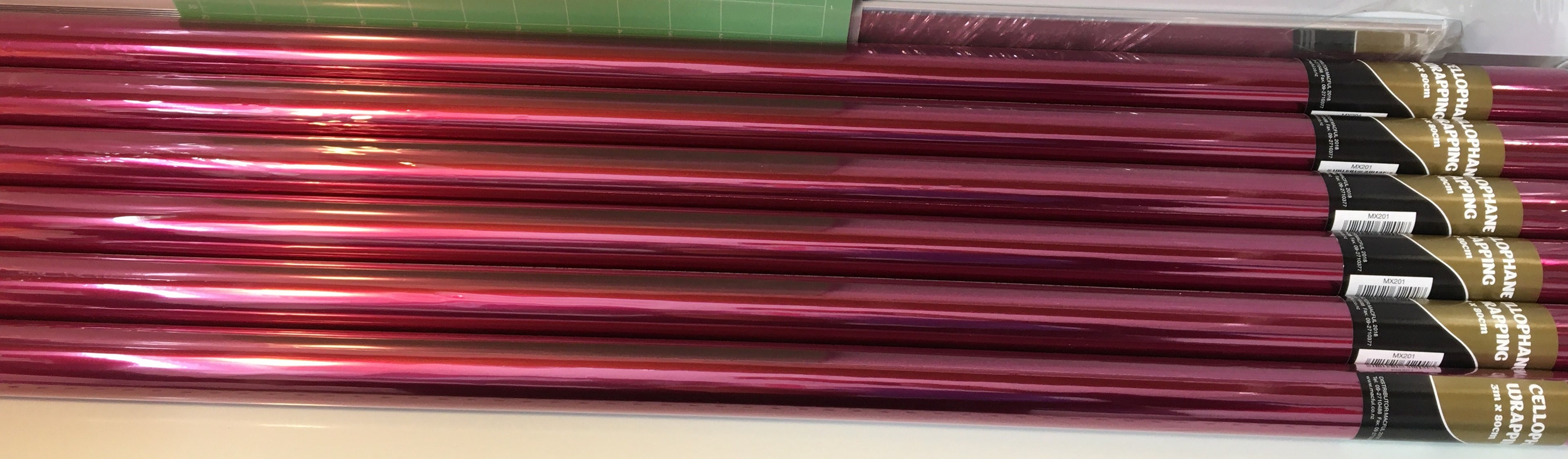 Wrapping Paper 6 Rolls(Cellophane)