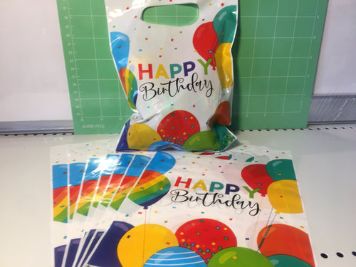 Birthday Party Set (Loot Bags and Tablecloth)