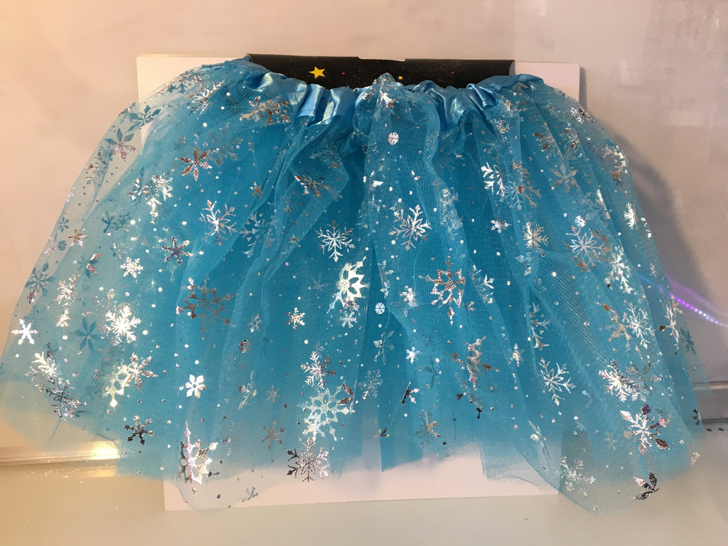 Deluxe Ice Princess Fairy Wings & Tutu Set for Toddlers - Silver Snowflake Costume - Includes Tiara, Wand & Braid Hairpiece (Fits 2-5 Years)